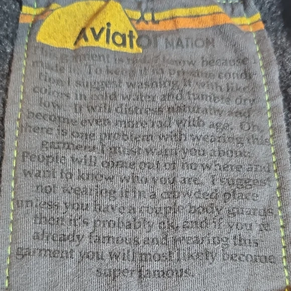 Rare Aviator Nation 5 Bolt Rainbow Graphic Boyfriend Sweatshirt XL - Picture 7 of 11